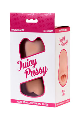 Мастурбатор реалистичный Juicy Pussy by TOYFA Fresh Lips, рот, TPR, телесный, 14 см