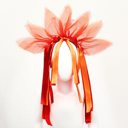 Карнавальный ободок «Лучистое солнце», красно-оранжевый