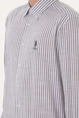 Erkek Gri Uzun Kollu G_mlek Sepette S_rpriz _ndirim - U.s. polo assn фото 7