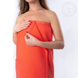 Килт для бани и сауны женский (коралл) 100*150/1 шт. - 100*150 Для бани и сауны - Арт дизайн фото 6