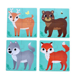 Пазлы 4 в 1 Кто живёт в лесу? - Puzzle time фото 2