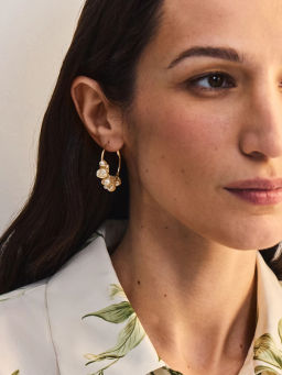 Серьги с искусственным жемчугом ZR2605060308-6 / Zarina