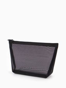 Косметичка дор Сетка 17*6,5*13,5, отд на молнии, черный