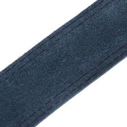 Ошейник кожаный двухслойный на замше, 3,5 см, ОШ 41-51 см, черный - Пижон фото 6