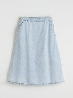 Beli Lastikli K?z ?ocuk Jean Etek