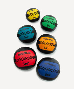 Медбол INSANE IN24-WB100 6 кг, синий