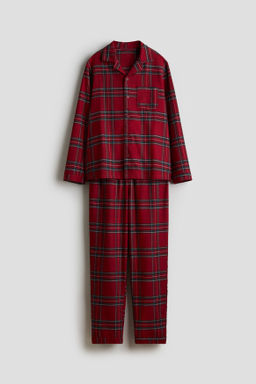 Pijama en franela de algod?n