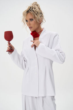 Брюки Тайрис (белый) - Эльза фото 11