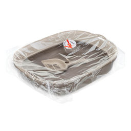 Лоток-туалет д/животных "Ля-Мурр" 480*355*130мм низкий борт, совок арт. М1832