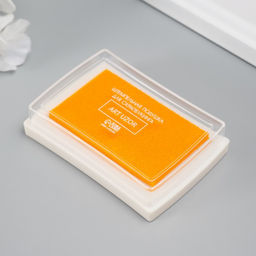 Цена за 2 шт. Штемпельная подушка «Апельсин», 7.7×5.2×1.8 см