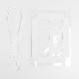 Цена за 5 шт. Коробка для капкейков, кондитерская упаковка с пластиковой крышкой, 6 ячеек 8 марта, 23?16?10 см