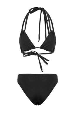 TRENDYOLMILLA Leopar Desenli Ucgen Tunelli Brazilian Bikini Tak?m? TBESS22BT0036  фото 23