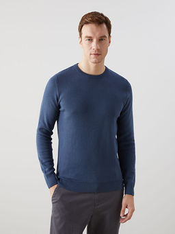 Bisiklet Yaka Erkek Triko Kazak