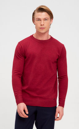 Джемпер мужской однотонный F310-0502 красный - Primm фото 3