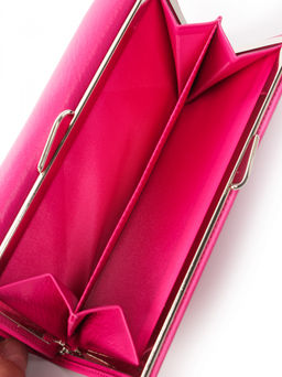 LACCOMA кошелек LA-1075-фуксия натуральная кожа