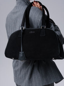 Замшевая сумка Charlotte DBR 31358 черный фото 3