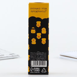 Цена за 12 шт. Ручка пиши стирай синяя паста 0,5 мм с колпачком «Утя»