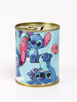 Цена за 2 шт. Копилка металлическая, 9.5 см×7.5 см×7.5 см, Стич