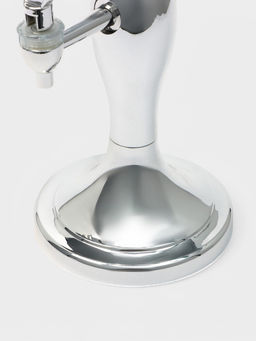 Башня пивная Вавилон стиль, колба 3 л, ёмкость для льда, подсветка, пластик, серебристый - Simaland фото 6