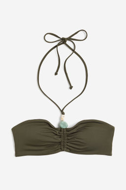 Top de bikini bandeau con relleno - H&m фото 2