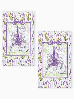 Набор полотенец Доляна Прованс 35602 см - 2 шт.,100% хлопок, рогожка 162 г/м