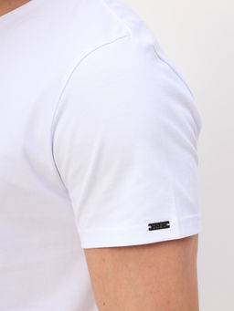 Футболка мужская короткий рукав GREG G145-PO4T-SAS5000 (белый) фото 6