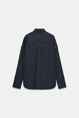 STRIPED FLOWING SHIRT ZW COLLECTION - Zara фото 13