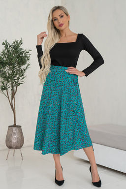 Юбка (изумрудный) Ю11-15/5 - Николь фото 3