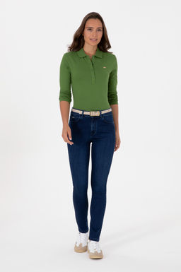 Kad_n Ye_il Basic Polo Yaka Sweatsh_rt Sepette S_rpriz _ndirim - U.s. polo assn фото 4