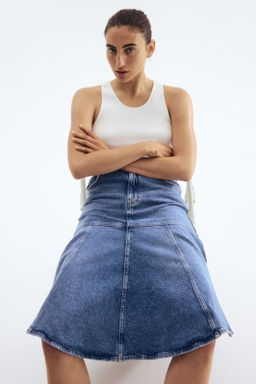 Falda denim con vuelo - H&m фото 6