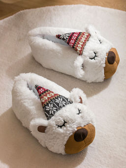 Hayvan Fig?rl? Pel?? Kad?n Panduf