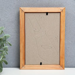 Цена за 2 шт. Фоторамка 10х15 см орех  (стекло)