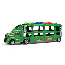 Машина "Автовоз" (цвет зеленый) 4 машины в комплекте, в коробке