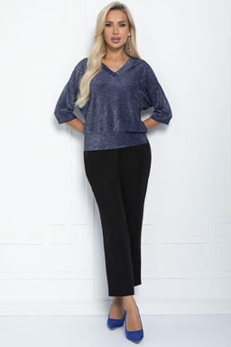 Блуза Биата (синяя) Б11193 - Lt collection фото 4