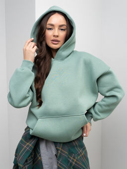Толстовка жен.арт.1097-7,мятно-серая - Binita фото 2