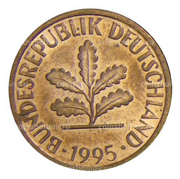 Монета 2 пфеннига 1995 года G Германия