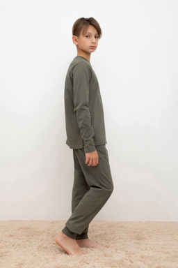 КБ 2825/оливковый серый,крапинка, пижама