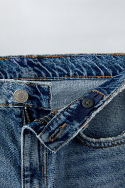 EXTREME WIDE-LEG RIPPED JEANS - Zara фото 6