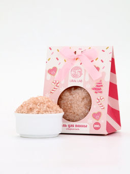 Соль для ванны, 200 гр, аромат сладкая вата, URAL LAB