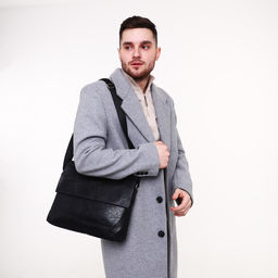 Сумка мужская, цвет черный - Simaland фото 7