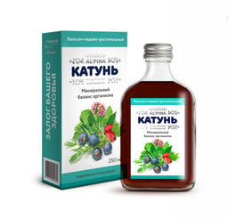 Альпина КАТУНЬ минеральный баланс организма Бальзам медово-растительный, бут. стекло, 250 мл