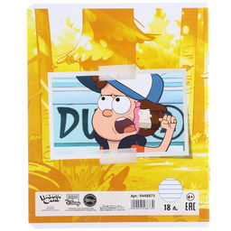 Цена за 10 шт. Тетрадь 18 листов, линейка, 5 видов МИКС, Гравити Фолз - Disney фото 11