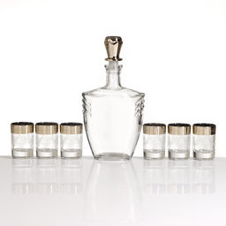 Мини-бар «Фрегат. Барокко», 8 предметов: барная стойка, графин, стопки 6 шт, 500/50 мл