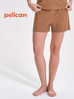PELICAN, шорты женские, Коричневый