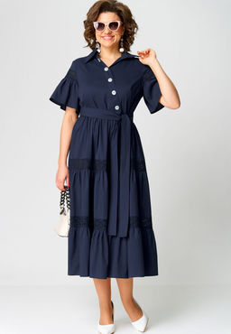 Платье EVA GRANT 7181Е темно-синий