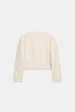 BLAZER TEJIDO R?STICO / Beige claro - Zara фото 8