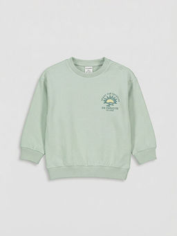 Bisiklet Yaka Erkek Bebek Sweatshirt ve E?ofman Alt?