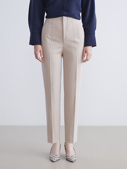 Dar Fit Pileli Kad?n Pantolon