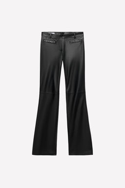 FLARE LEATHER TROUSERS WITH STUDS LUDOVIC DE SAINT SERNIN x ZARA  фото 2