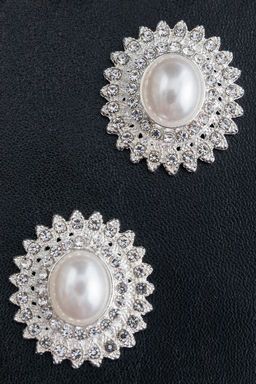 Серединка ювелирная (2 шт) SF-5969, серебро - Больше подарков фото 2